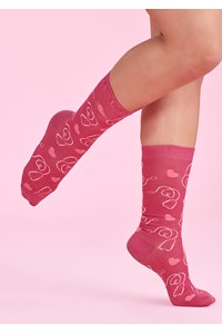 Happy Feet Unisex Comfort Socks - pink
