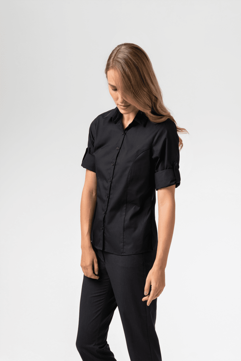 Alice Women's 3/4 Sleeve Shirt - black