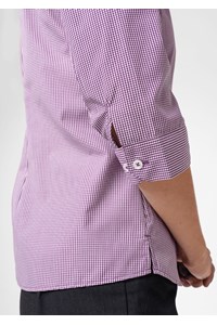 Cambridge Women's 3/4 Sleeve Shirt - purple/white