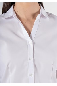 Oxford Women's 3/4 Sleeve Shirt - white