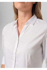 Oxford Women's 3/4 Sleeve Shirt - white