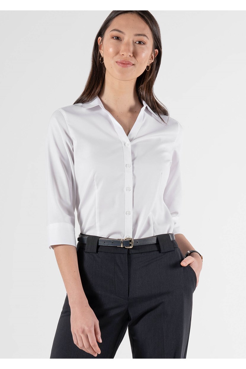 Oxford Women's 3/4 Sleeve Shirt