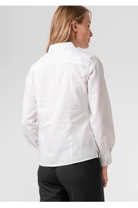 Oxford Women's Long Sleeve Shirt - white