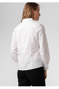 Oxford Women's Long Sleeve Shirt - white