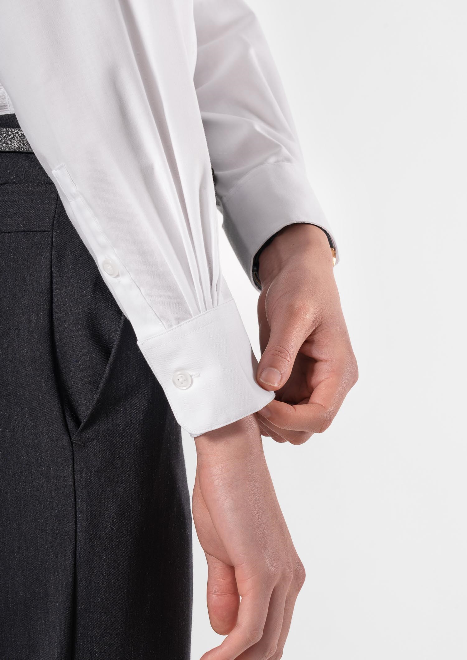 Oxford Women's Long Sleeve Shirt - white