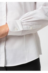 Oxford Women's Long Sleeve Shirt - white