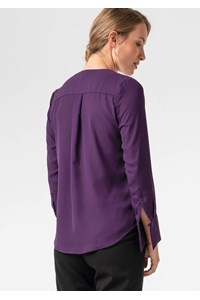Barcelona Cross-Over Top - purple