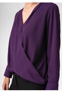 Barcelona Cross-Over Top - purple