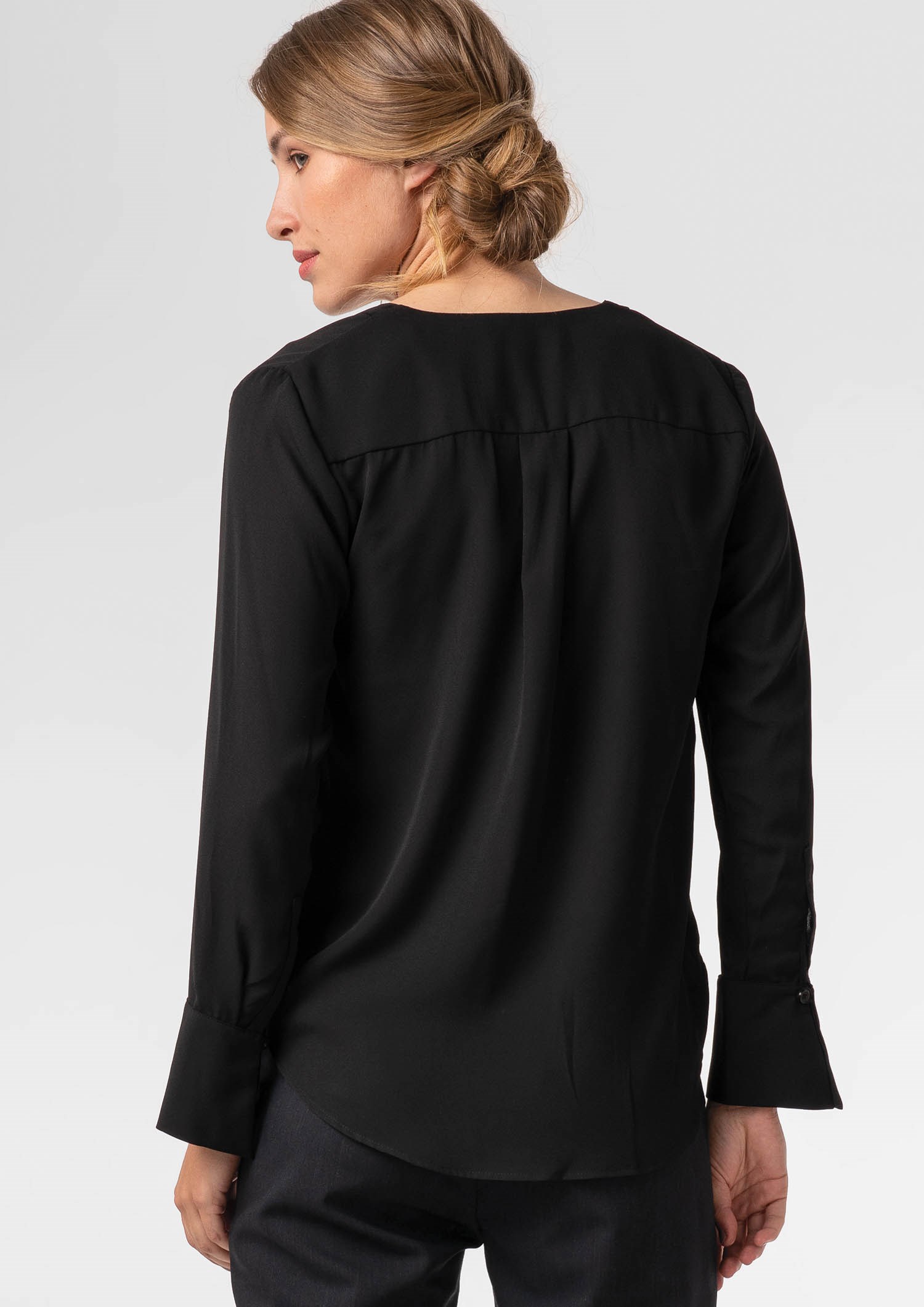 Barcelona Cross-Over Top - black