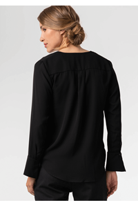 Barcelona Cross-Over Top - black