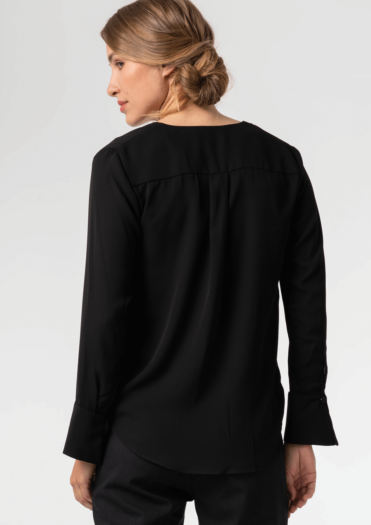 Barcelona Cross-Over Top - black