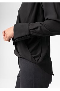 Barcelona Cross-Over Top - black