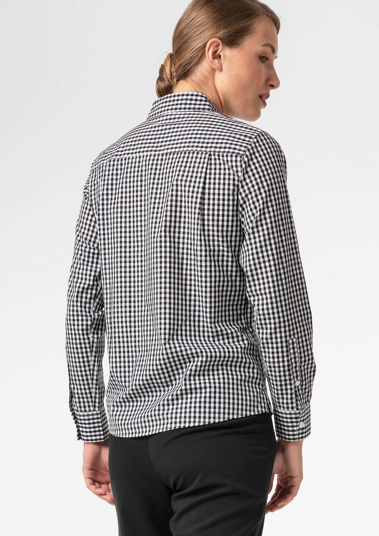 Gloucester Women's Long Sleeve Shirt - black/white