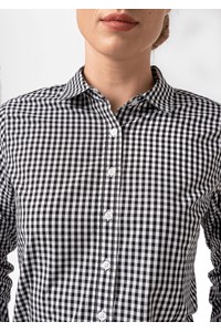 Gloucester Women's Long Sleeve Shirt - black/white