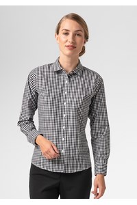Gloucester Women's Long Sleeve Shirt - black/white