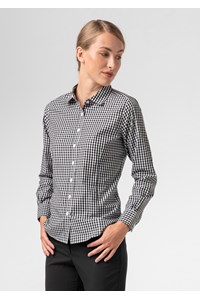 Gloucester Women's Long Sleeve Shirt - black/white