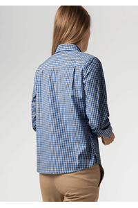 Gloucester Women's Long Sleeve Shirt - royal/white