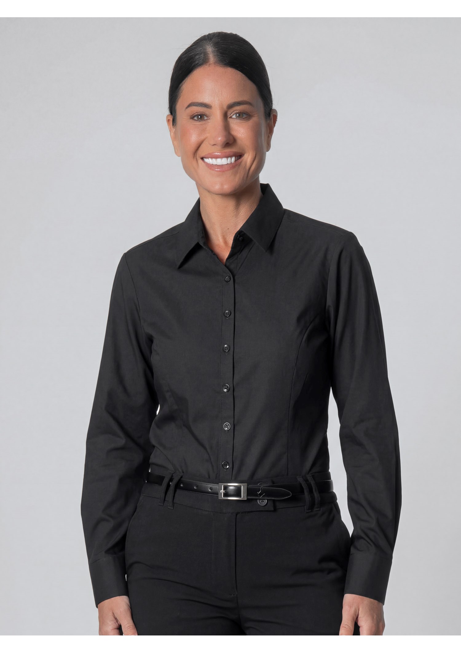 Alice Women's Long Sleeve Shirt - black