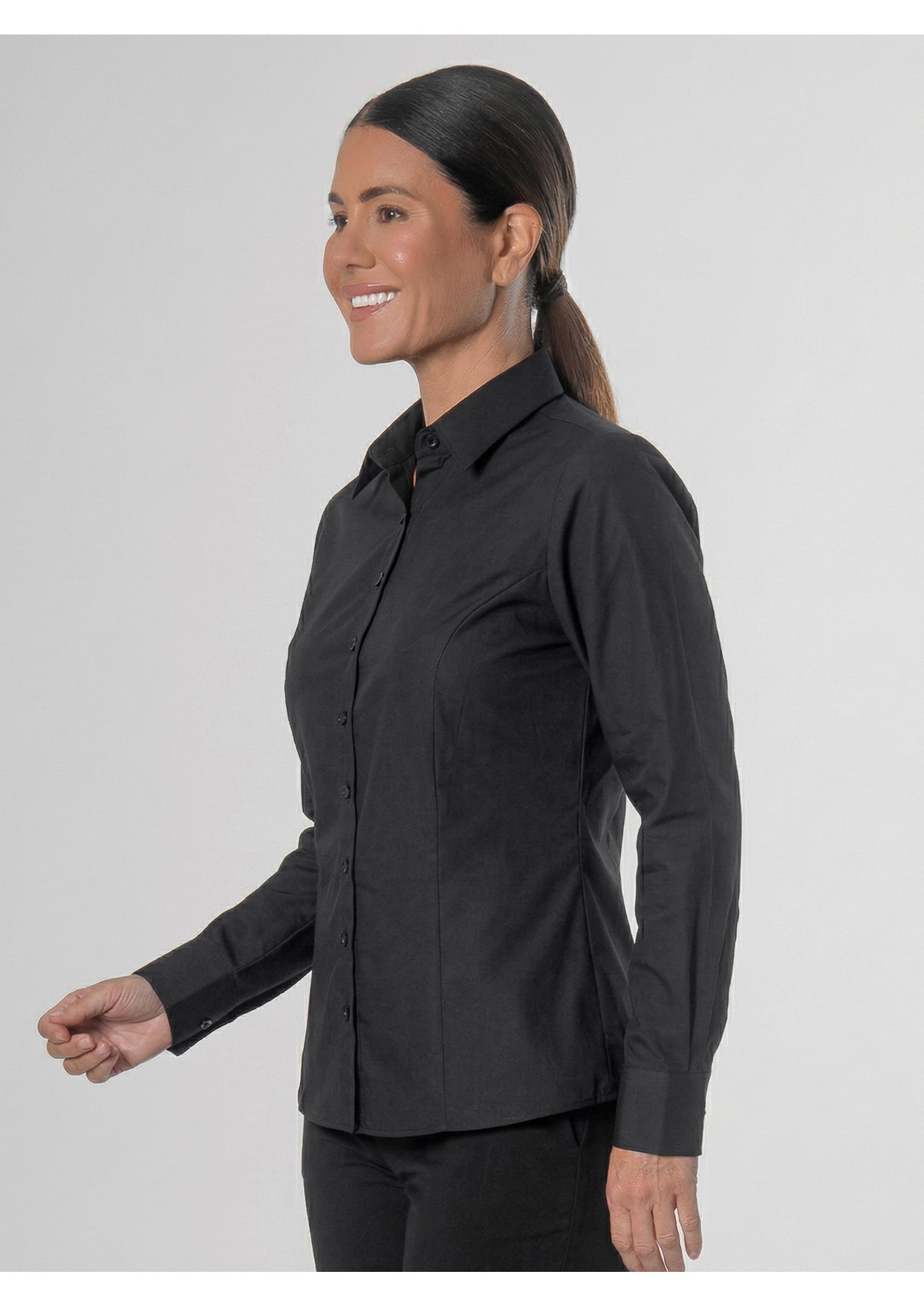 Alice Women's Long Sleeve Shirt - black