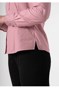 Richmond Women's Long Sleeve Shirt - red/white