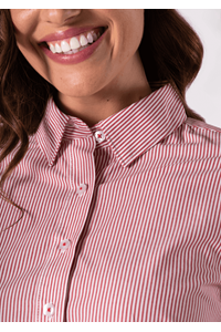 Richmond Women's Long Sleeve Shirt - red/white
