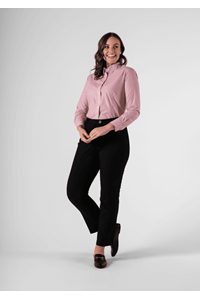 Richmond Women's Long Sleeve Shirt - red/white
