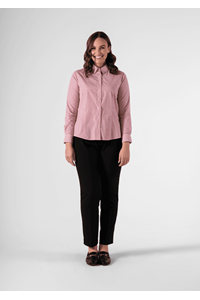 Richmond Women's Long Sleeve Shirt - red/white