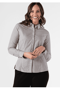 Richmond Women's Long Sleeve Shirt - charcoal/white