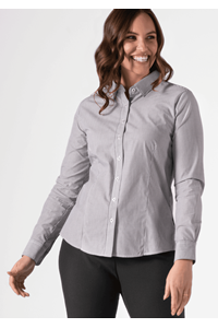 Richmond Women's Long Sleeve Shirt - charcoal/white