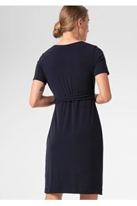 Charlie Wrap Dress - navy