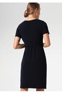 Charlie Wrap Dress - navy