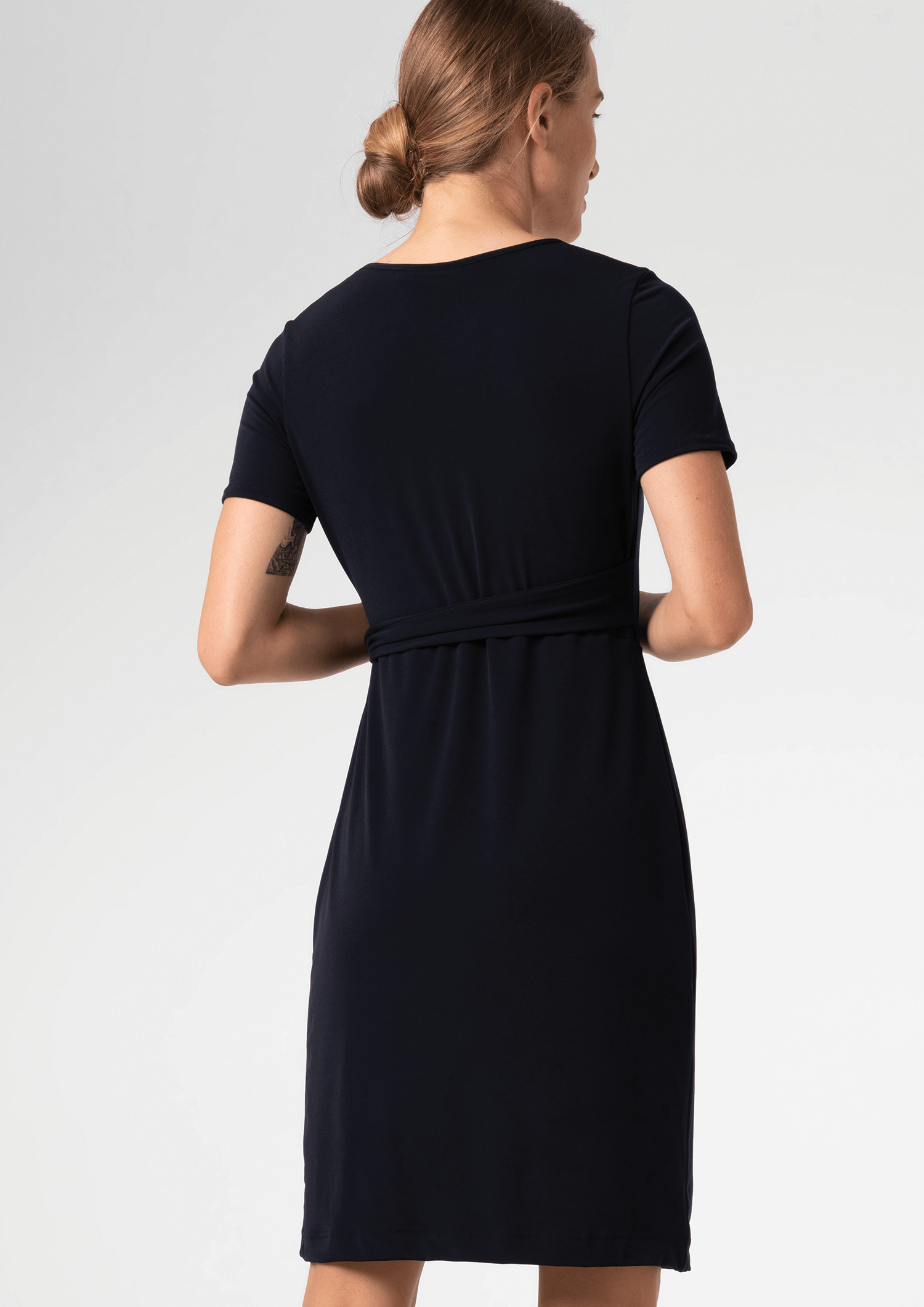 Charlie Wrap Dress - navy