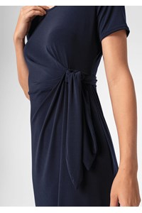 Charlie Wrap Dress - navy