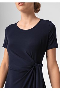 Charlie Wrap Dress - navy
