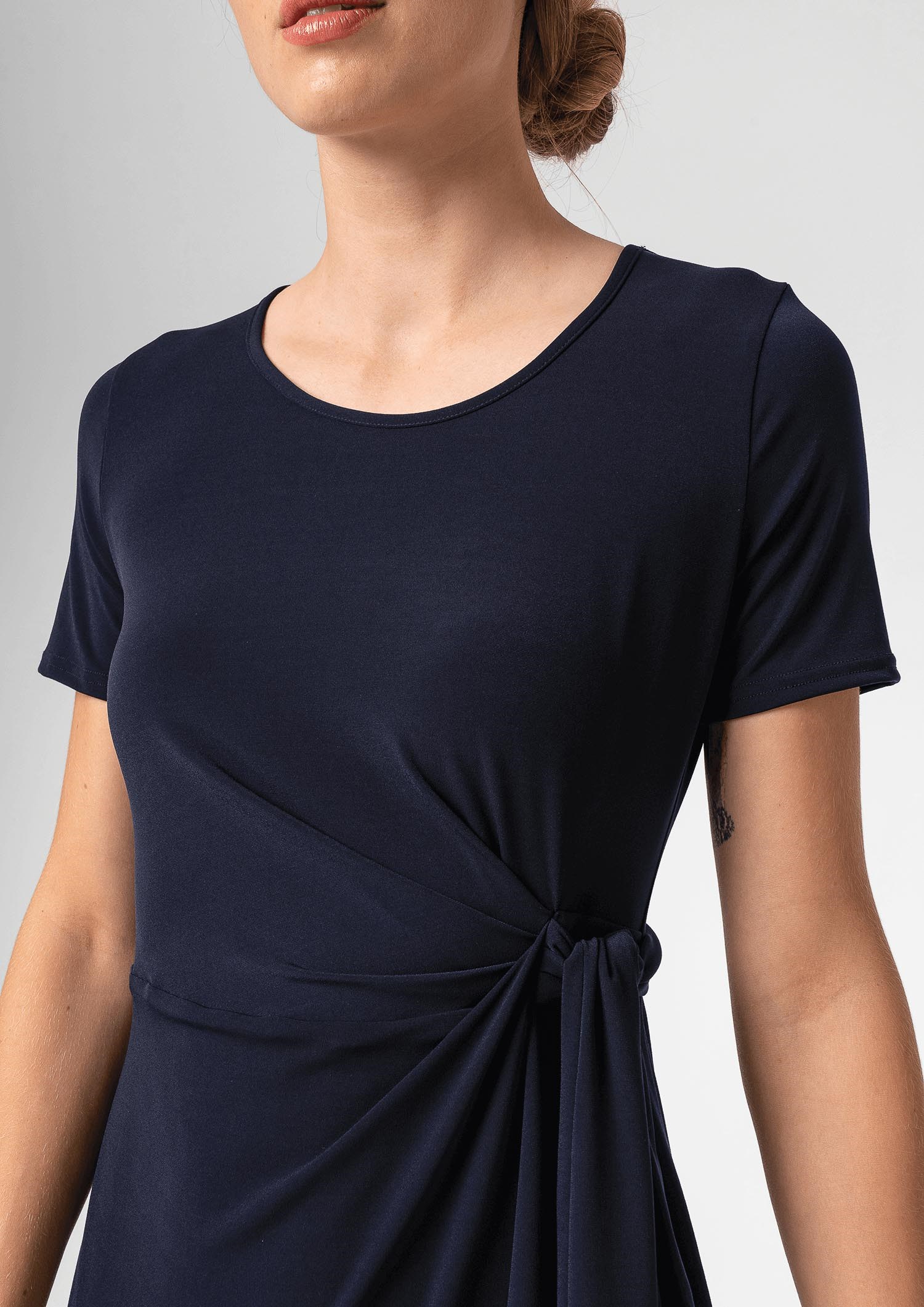 Charlie Wrap Dress - navy