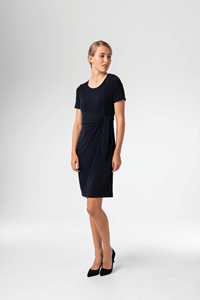 Charlie Wrap Dress - navy