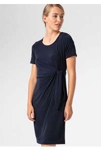 Charlie Wrap Dress - navy