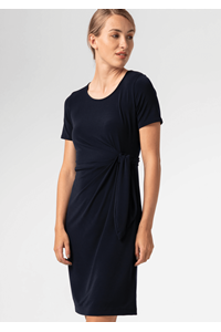 Charlie Wrap Dress - navy