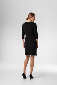 Charlie Wrap Dress - black