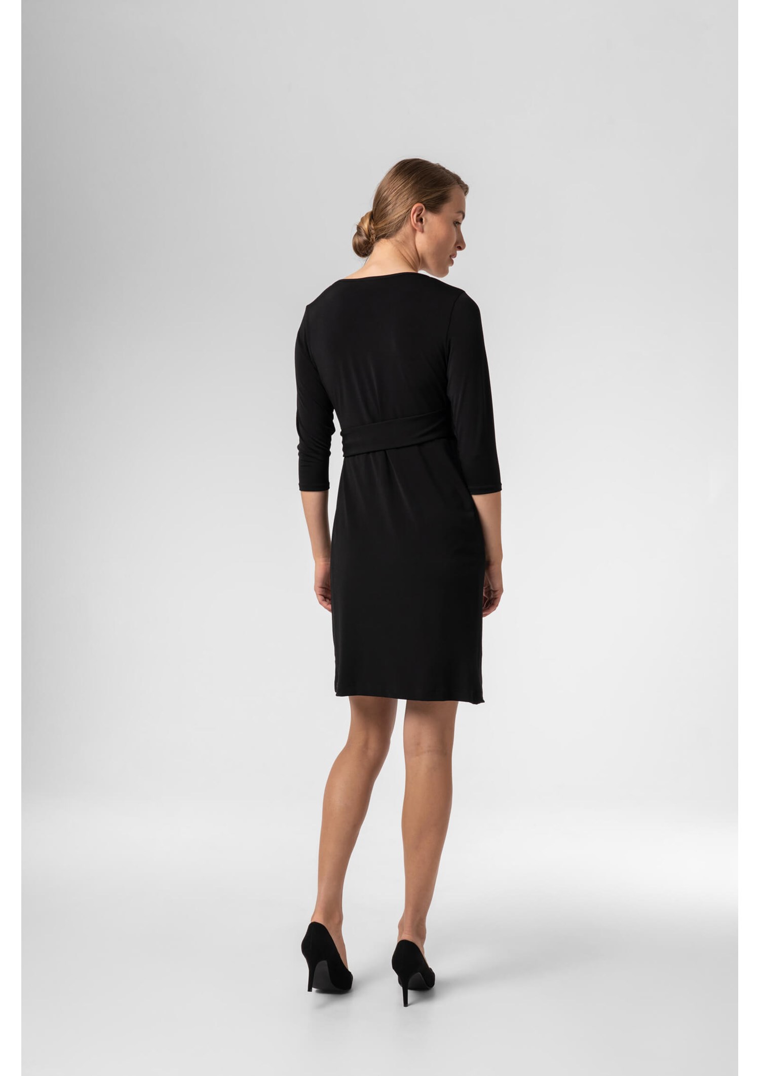 Charlie Wrap Dress - black