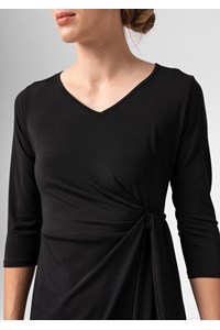 Charlie Wrap Dress - black