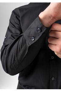 Atlas Men's Adjustable Long Sleeve Shirt - black