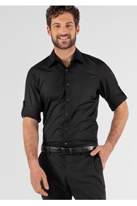 Atlas Men's Adjustable Long Sleeve Shirt - black