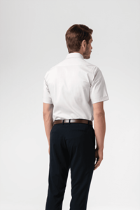 Oxford Men's Short Sleeve Shirt - white