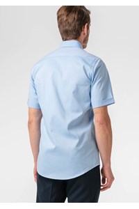 Oxford Men's Short Sleeve Shirt - sky blue