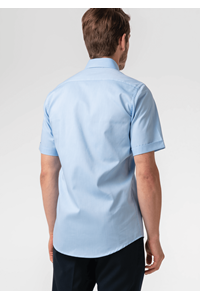 Oxford Men's Short Sleeve Shirt - sky blue