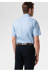Oxford Men's Short Sleeve Shirt - sky blue