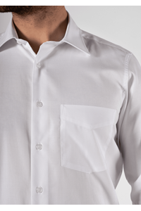 Oxford Men's Long Sleeve Shirt - white