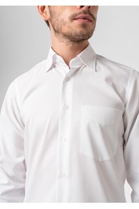 Oxford Men's Long Sleeve Shirt - white