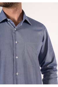 Oxford Men's Long Sleeve Shirt - indigo